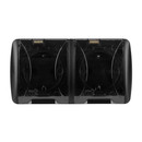 Изображение товара Розетка двухместная накладная с заземлением с крышкой Селигер графит IP54 TDM