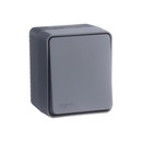 Изображение товара Переключатель одноклавишный накладной AtlasDesign антрацит IP54 Systeme Electric