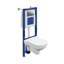 Комплект инсталляции Cersanit City Aqua Smart M 40 с унитазом с сиденьем микролифт и кнопкой хром Estetica_1