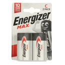 Батарейка алкалиновая Energizer Мах C - 2 шт на блистере
