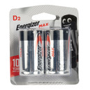 Батарейка алкалиновая Energizer Мах D - 2 шт на блистере