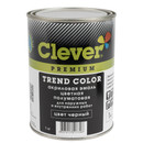 Эмаль акриловая универсальная Clever черная полуматовая 1кг