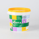 Краска для гостиных и спален MARTA ECO белая база А 1,3 кг