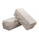 Изображение товара Кирпич облицовочный силикатный полуторный полнотелый М200/250 колотый угол супер-белый ВЗКГ