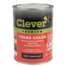 Эмаль акриловая универсальная Clever красная полуматовая 1кг_1