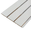 Изображение товара Панель стеновая ПВХ П-24 Софитто 3 полосы серебро 0,24х3 м