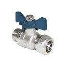 Изображение товара Кран шаровый обжим 20х1/2" НР (для мп систем) AQualink