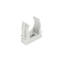 Крепеж-клипса для труб 20 мм серая 10 шт