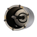 Коронка Yoko по бетону и кирпичу буровая SDS+ 50мм в сборе_2