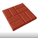 Плитка тротуарная полимерпесчаная красная 250х250х20 мм