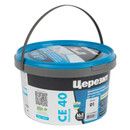 Затирка цементная Церезит СЕ 40 aquastatic белая, 2 кг