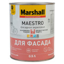 Краска фасадная Maestro глубокоматовая 0,9л Marshall