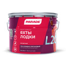 Лак яхтный алкидно-уретановый Parade L20, глянцевый, 10л