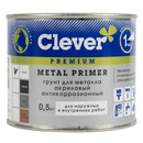 Грунт акриловый для металла Clever белый 0,5кг