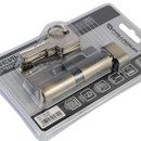 Цилиндровый механизм Palladium 80 40х40 мм ключ-вертушка античная бронза