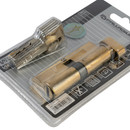 Цилиндровый механизм Palladium 80 40х40 мм ключ-вертушка латунь