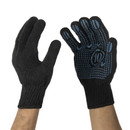 Перчатки х/б с ПВХ 5 нитей 10 класс черные_2