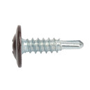 Саморез с прессшайбой сверло 4,2х16мм коричневый шоколад (RAL 8017) Yoko_2