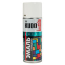 Эмаль аэрозольная Kudo белая (RAL 9003) глянцевая 0,52л