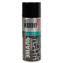 Эмаль аэрозольная Kudo черная (RAL 9005) глянцевая 0,52л