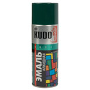 Эмаль аэрозольная Kudo темно-зеленая (RAL 6016) глянцевая 0,52л