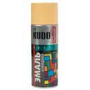 Эмаль аэрозольная Kudo бежевая глянцевая 0,52л_2
