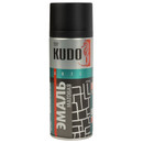 Эмаль аэрозольная Kudo черная (RAL 9005) матовая 0,52л