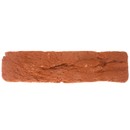 Искусственный камень Старый кирпич 250х65 мм, красно-каштановый