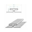 H-профиль Docke шоколад 3000 мм