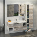 Шкаф пенал подвесной Comforty Турин 45 дуб бежевый_2