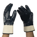 Перчатки трикотажные маслобензостойкие манжет крага_2