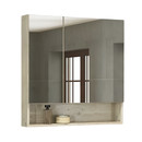 Зеркало шкаф Comforty Парма 80 дуб дымчатый_2