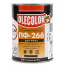 Эмаль ПФ-266 для пола Olecolor желто-коричневая глянцевая 0,9кг