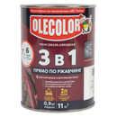 Грунт-эмаль по ржавчине 3 в 1 Olecolor белый 0,9 кг_2