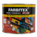 Эмаль ПФ-115 FARBITEX красный 1,8 кг