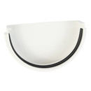 Заглушка желоба Docke Standard 120 мм белая