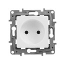 Механизм розетки одноместный без заземления Etika белый IP20 Legrand