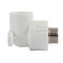 Угольник полипропиленовый 20х1/2" НР с креплением RTP_2