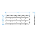Панель фасадная Docke Флемиш 420х1095мм коричневая_2
