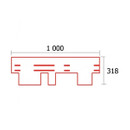 Черепица гибкая Docke Eurasia Лабиринт коричневый 3 м²