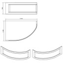 Панель для ванны фронтальная Cersanit Kaliope 170см_2