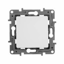 Механизм переключателя перекрестного одноклавишный Etika белый IP20 Legrand