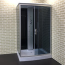 Душевая кабина Comforty низкий поддон 120х80см стекло тонированное 5мм_2