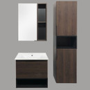 Зеркало-шкаф COMFORTY "Франкфурт-60", дуб шоколадно-коричневый (4150528)