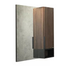 Зеркало шкаф Comforty Франкфурт 75 дуб шоколадно коричневый_2