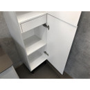 Шкаф-колонна COMFORTY "Сорренто-40", светло-серый (00-00000818)