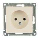 Механизм розетки без заземления AtlasDesign бежевый IP20 Systeme Electric