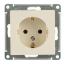 Механизм розетки с заземлением AtlasDesign бежевый IP20 Systeme Electric