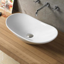 Раковина накладная 340х620мм овальная Comforty 7811A_2