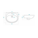 Раковина Santek Анимо 60 см 1WH110508